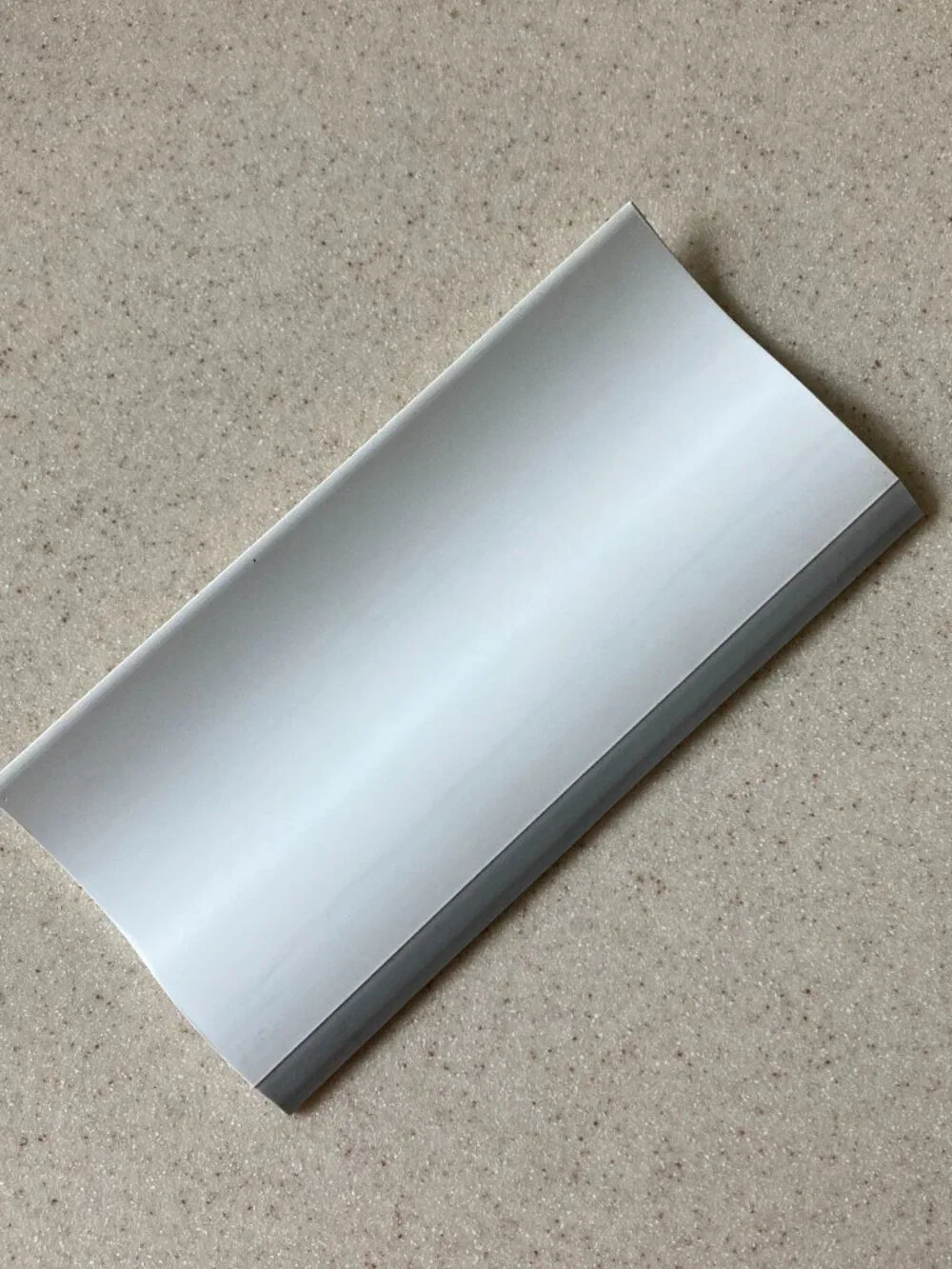 NIP The Pampered Chef White and Silver Handy Scraper #1615